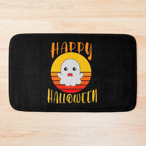 Item preview, Happy Halloween, funny kawaii ghost designed and sold by AW2 Designs.