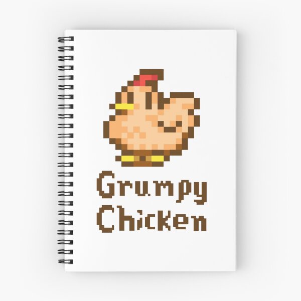 Item preview, Stardew Valley Grumpy Chicken designed and sold by KwokArts.