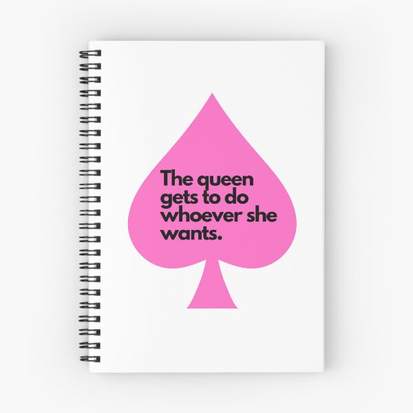 Item preview, Pink spade, The queen gets to do whoever she wants designed and sold by KeikoandSarge.