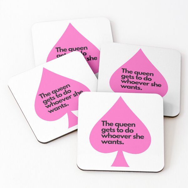 Item preview, Pink spade, The queen gets to do whoever she wants designed and sold by KeikoandSarge.