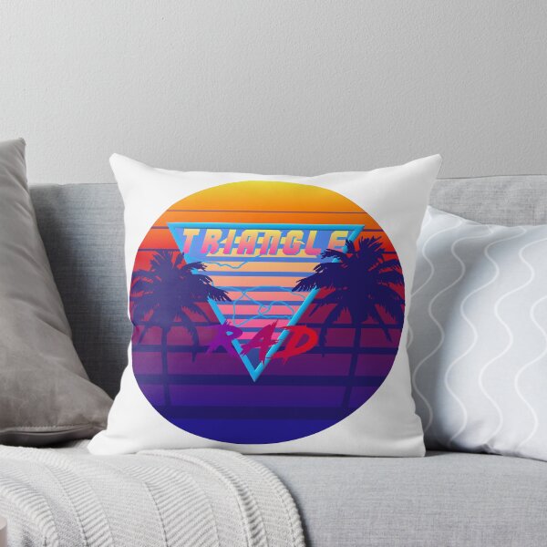 Item preview, TriangleRAD Logo Outrun Purple Circular, White Background designed and sold by TRad-Shop.