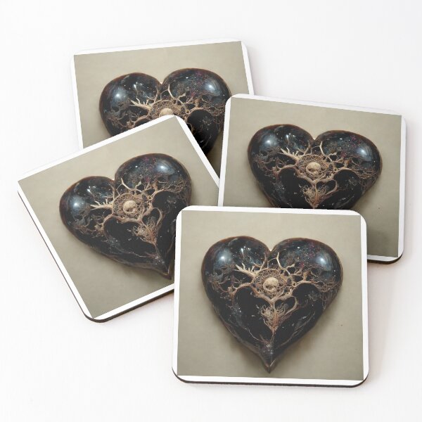Item preview, Obsidian Heart designed and sold by AIReimagined.
