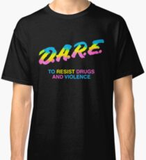 DARE 90s drugs tshirt shirt Classic T-Shirt