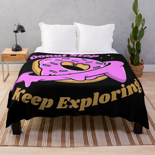 Item preview, Donut Stop Keep Exploring Cute Donut With Saturn's Ring and Positive Quotes Case designed and sold by Artistusha.
