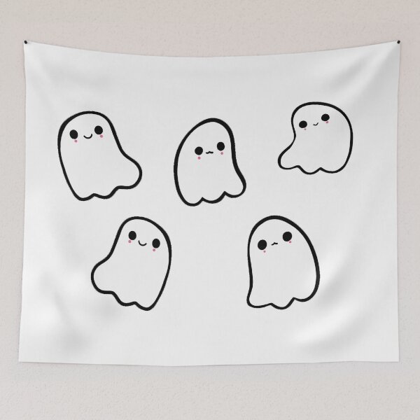Item preview, Cute ghost sticker pack designed and sold by Wickedsherry13.