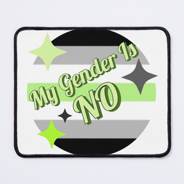 Item preview, Agender Pride - My Gender is No designed and sold by stinkposting.