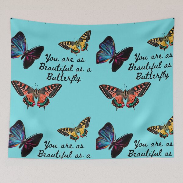 Item preview, Beautiful as a butterfly teal designed and sold by RemieJames.
