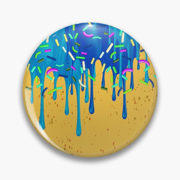 Item preview, Blue Cupcake.. A fun design of icing and sprinkles designed and sold by Wonder & Whimsy.