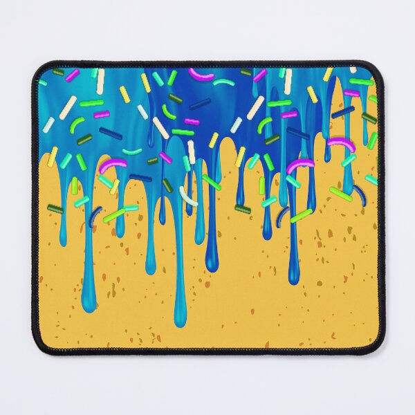 Item preview, Blue Cupcake.. A fun design of icing and sprinkles designed and sold by ditzy-designs.
