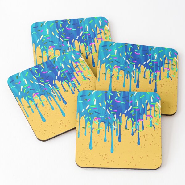 Item preview, Blue Cupcake.. A fun design of icing and sprinkles designed and sold by ditzy-designs.