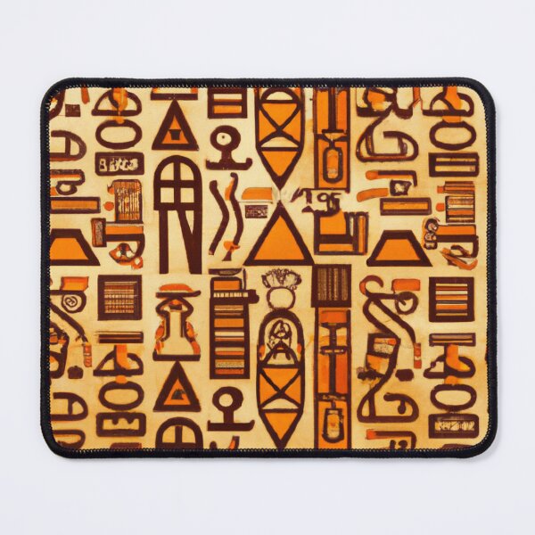Item preview, Egyptian Hieroglyphics Pattern designed and sold by Zestpond.