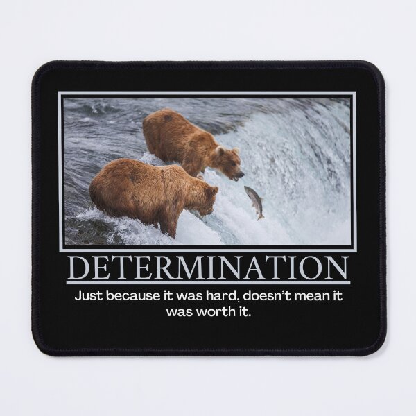 Item preview, Determination Demotivational Poster designed and sold by DesignsByDaddy.