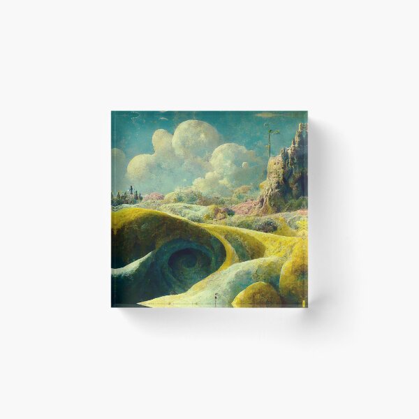 Item preview, High Ladder, AI Surreal Landscape Art designed and sold by FuturalDesign.