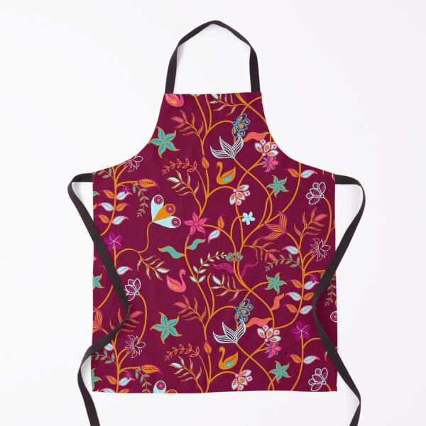 Item preview, Raspberry Red Flowering Branches and Birds designed and sold by KeeganCreations.