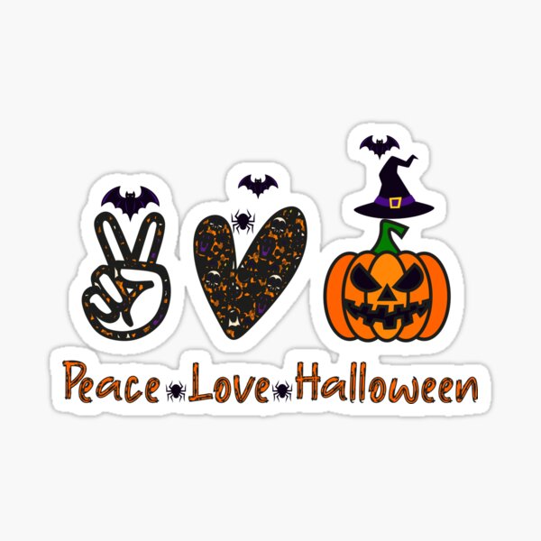 Peace Love Halloween Boo Ghost SVG Files for Cricut Sublimation Files