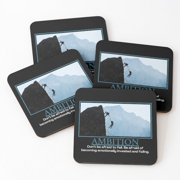 Item preview, Ambition Demotivational Poster designed and sold by DesignsByDaddy.