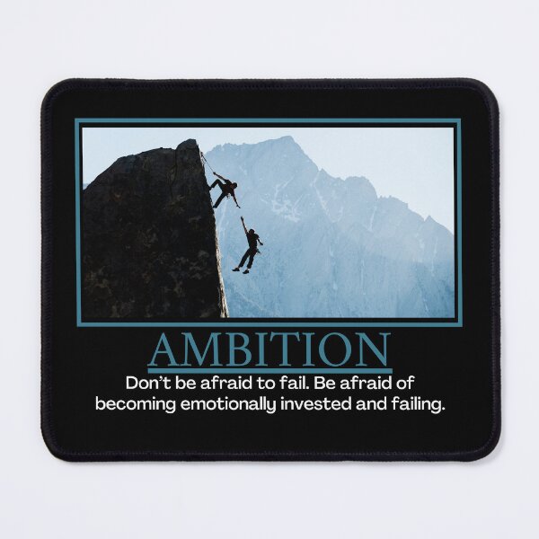 Item preview, Ambition Demotivational Poster designed and sold by DesignsByDaddy.