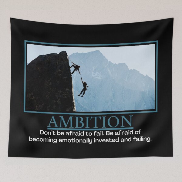 Item preview, Ambition Demotivational Poster designed and sold by DesignsByDaddy.