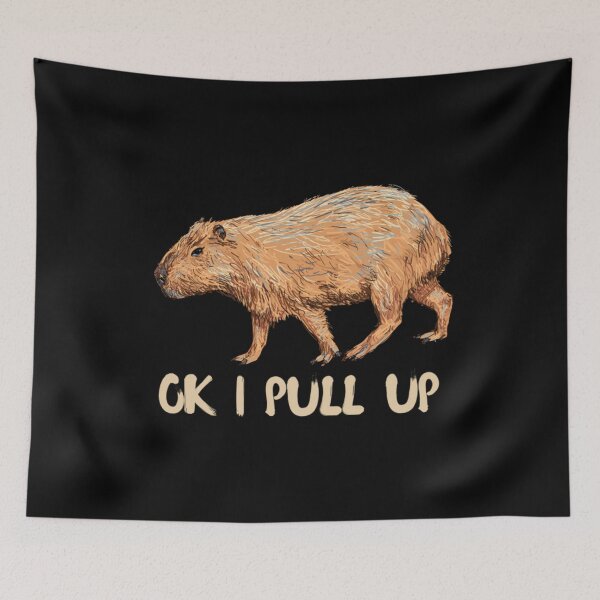 Item preview, Funny Capybara Ok I pull up designed and sold by JamauDS.