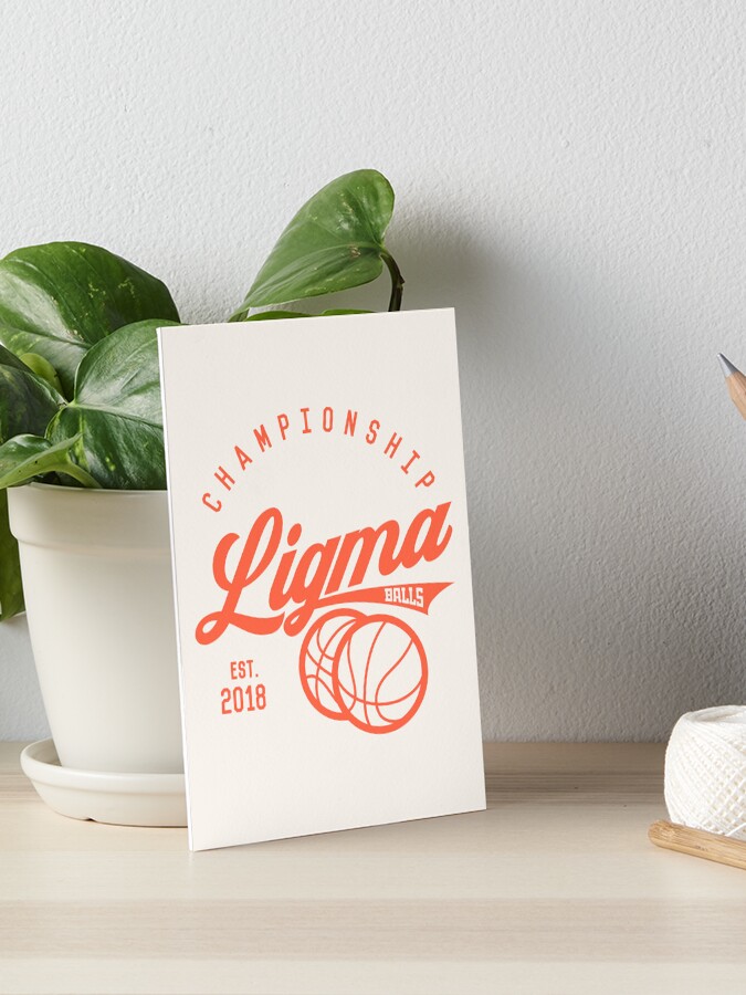 Ligma Balls Funny Pun Volleyball Fan Quote Gift Greeting Card by Jeff  Creation