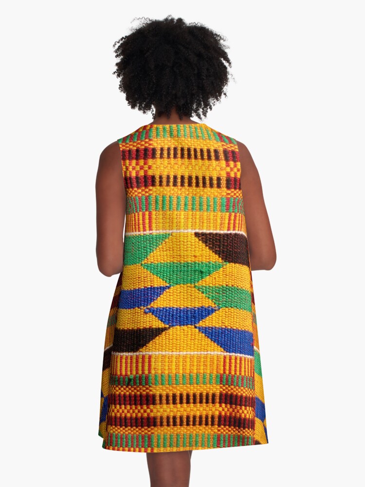 Sea blue and gold kente.Dm for yours - HIGH CLASS KENTE