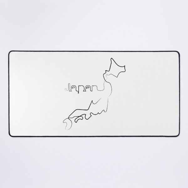 Item preview, Japan Map | One Line Art | One Line Artist | Minimal Art | Map Of Japan designed and sold by One-Line-Artist.
