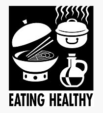 Eating Healthy Photographic Print