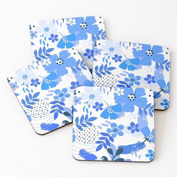 Item preview, Blue Spring Floral  Seamless Pattern Design  designed and sold by DMJPRINT.