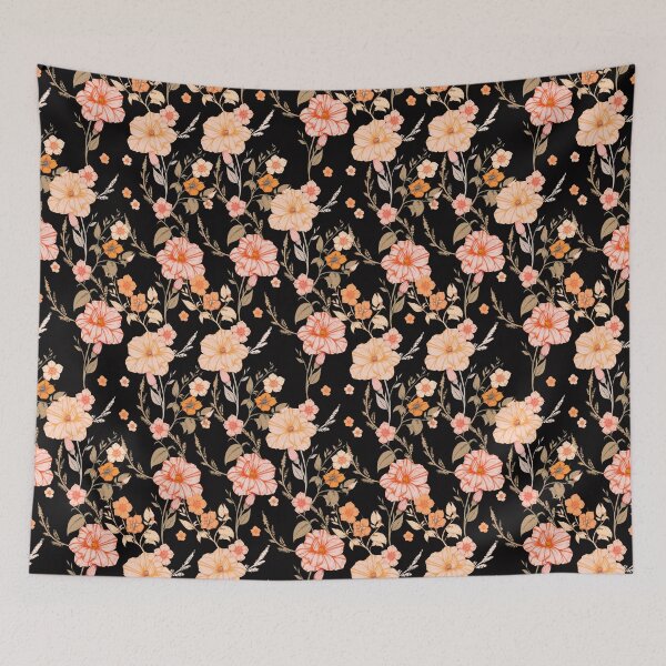 Item preview, abstract flower pattern designed and sold by ApurwaArtShop.
