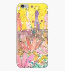 Beautiful Hearts Watercolor Painting iPhone Case