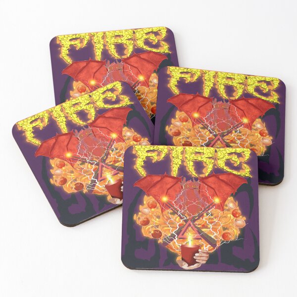 Item preview, Art - Wiccan Fire Element blazon - Art and pattern designed and sold by Eejee-SK.