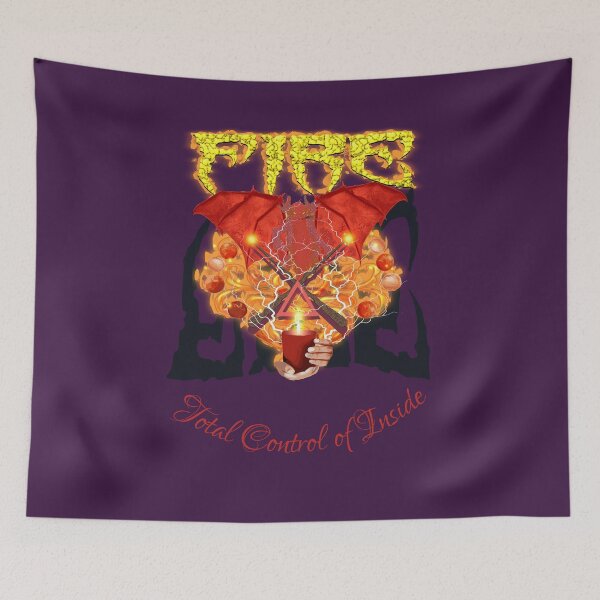 Item preview, Art - Wiccan Fire Element blazon - Art and pattern designed and sold by Eejee-SK.
