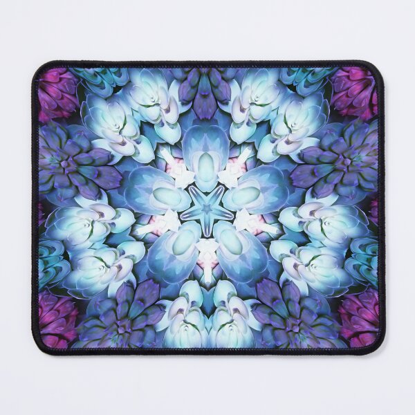 Item preview, Purple and Blue Succulent Mandala Pattern designed and sold by Julie Erin Designs.