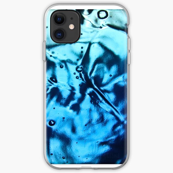 blue jelly Coque souple iPhone