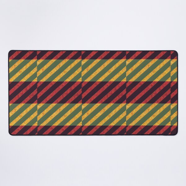 Item preview, High Fashion Red and Green Diagonal Stripes designed and sold by Quirki.