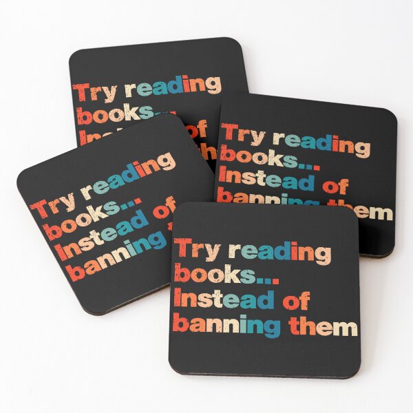 Item preview, Try reading books instead of banning them designed and sold by Ralu04.