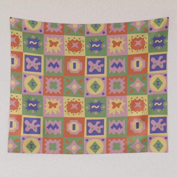 Item preview, Retro Squares designed and sold by Natalia Mikhaleva.