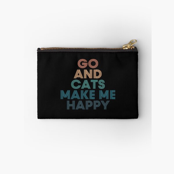Item preview, Go And Cats Make Me Happy- Gift for Go & Cats Fans designed and sold by kindxinn.
