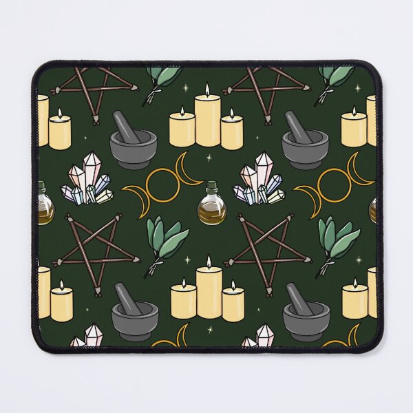 Item preview, Green Witch Print - Cottagecore Witchy Halloween designed and sold by ArtworkByCasey.
