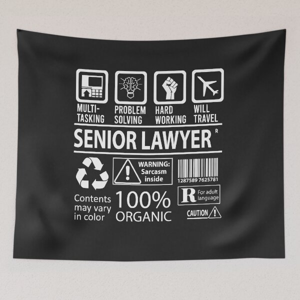 Item preview, Senior Lawyer , MultiTasking Certified Job Gift ,Job Profession,Mens Womens Girls Dad, Lawyer Christmas Birthday Gift designed and sold by BestTshirtArt.