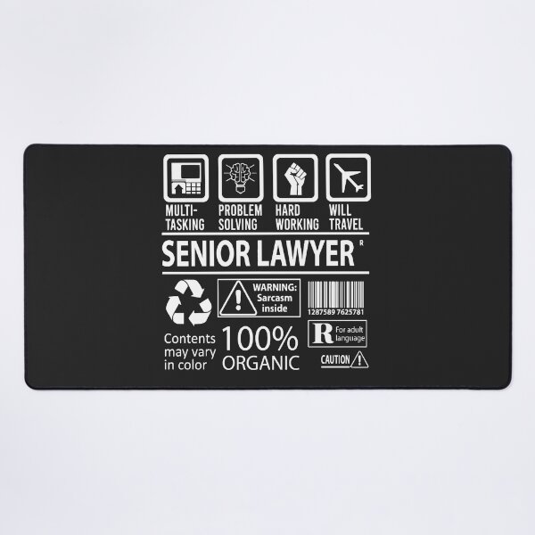 Item preview, Senior Lawyer , MultiTasking Certified Job Gift ,Job Profession,Mens Womens Girls Dad, Lawyer Christmas Birthday Gift designed and sold by BestTshirtArt.