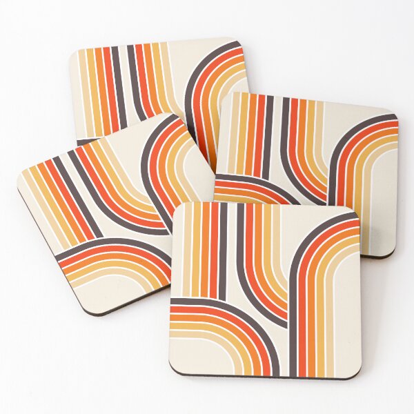 Item preview, Colorful retro arches and lines designed and sold by BattaAnastasia.
