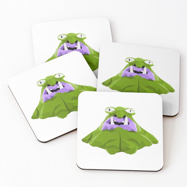Item preview, Green Creature Poly - Huge Barfy Slime Earthbound designed and sold by Peechowspets.