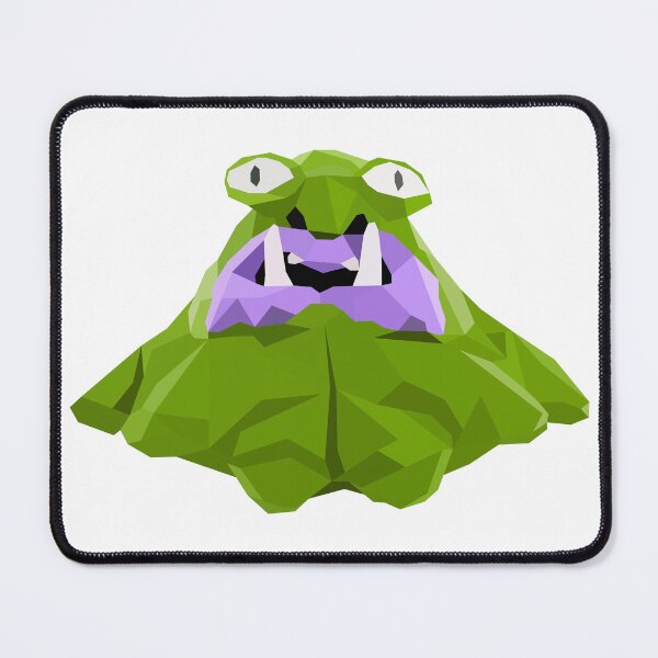 Item preview, Green Creature Poly - Huge Barfy Slime Earthbound designed and sold by Peechowspets.