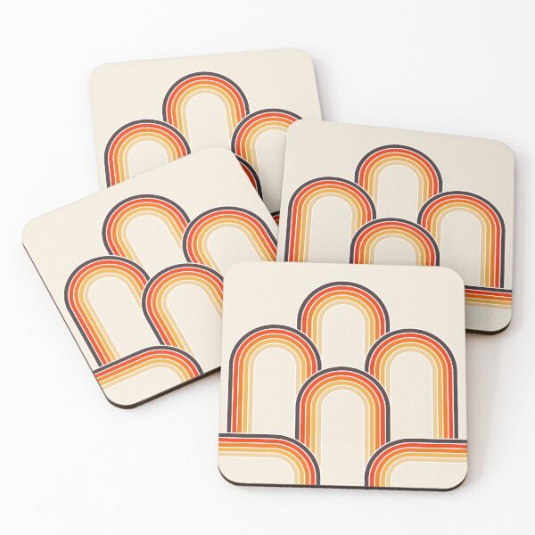 Item preview, Colorful retro style arches design designed and sold by BattaAnastasia.