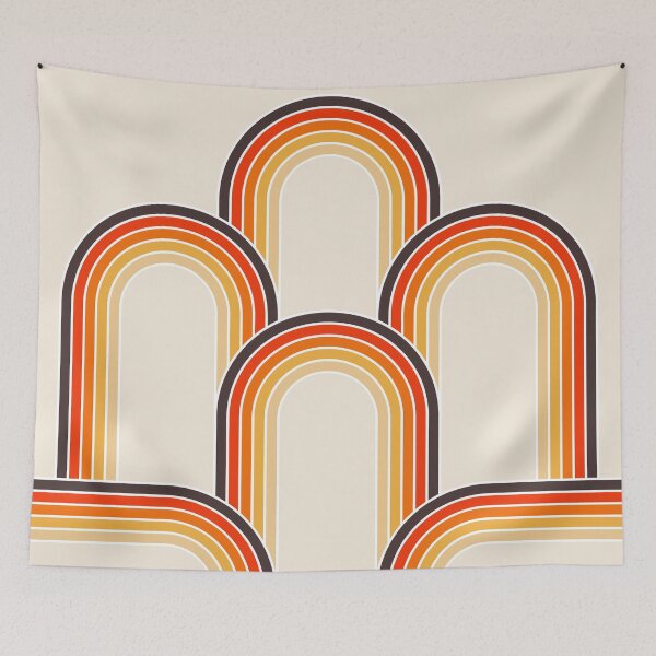 Item preview, Colorful retro style arches design designed and sold by BattaAnastasia.