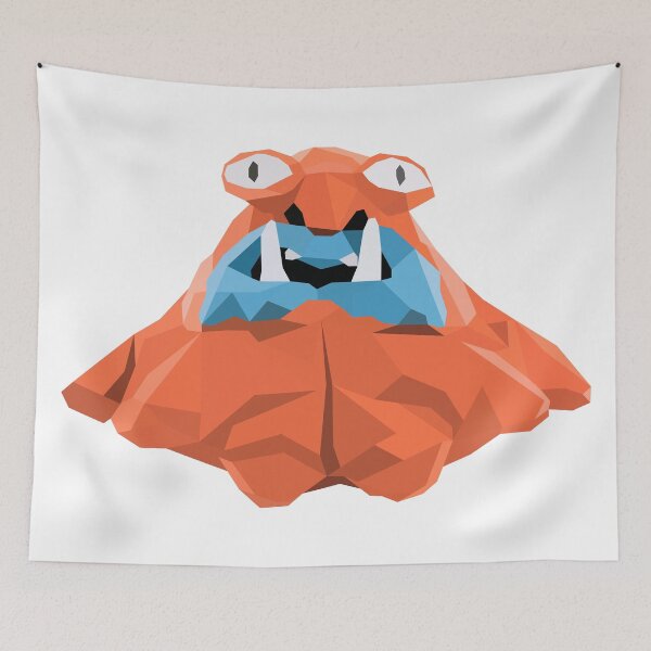 Item preview, Orange Creature Poly - Huge Barfy Slime Earthbound designed and sold by Peechowspets.