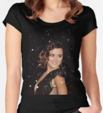 Cote De Pablo {Snowfall} Women's Fitted Scoop T-Shirt