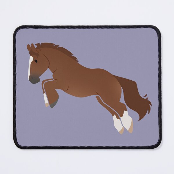 Item preview, Chestnut horse jumping chibi - Bambi designed and sold by peyeqart.
