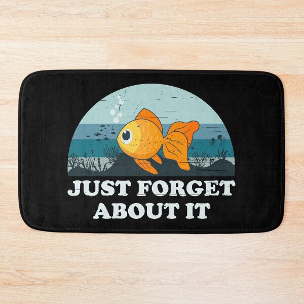 Item preview, Kawaii Goldfish & Seabed: Just Forget About It designed and sold by Happy Puppy Print On Demand.